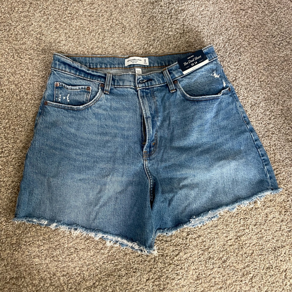 Abercrombie & Fitch Blue Jean Shorts